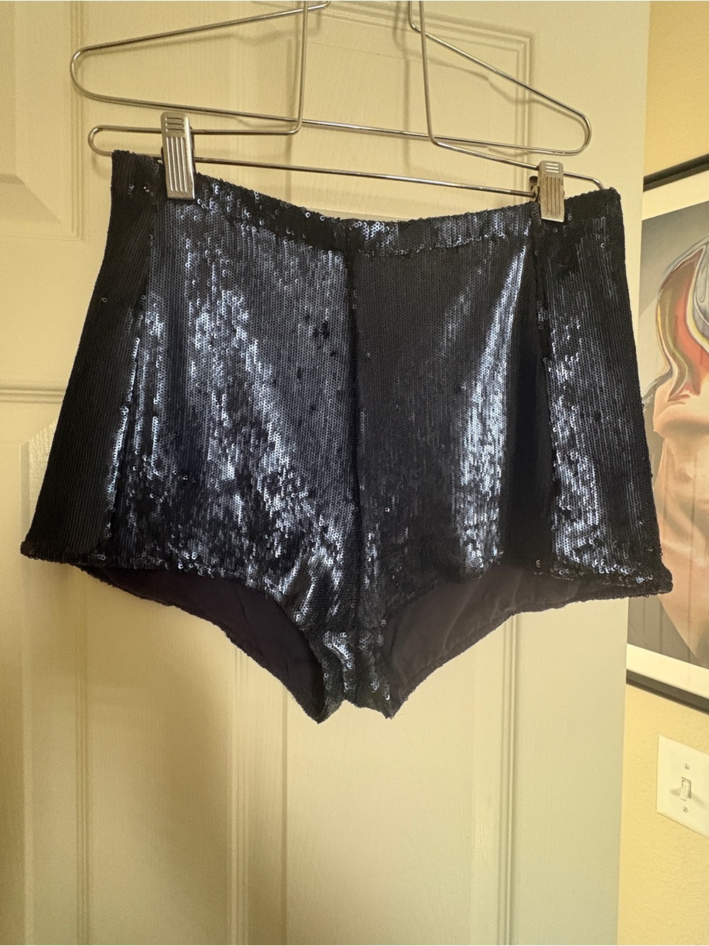 Silence and Noise High-Rise Sequin Women's Shorts